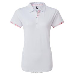 Footjoy akvarel trim pique hvid F42HB1371 hvid
