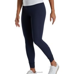 Footjoy ankellang rib blok leggings kvinder marineblå F42HB2452 flåde