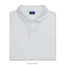Footjoy atletisk pasform solid jersey selvkrave hvid F42HB1889 hvid