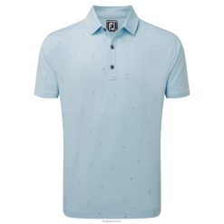 Footjoy azurblå 18 huller lisle F42HB896 azurblå