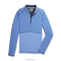 Footjoy blå mix jersey rib kvart lynlås dame-tidligere sæson stil F42HB3005 blå