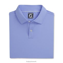 Footjoy blå violet atletisk pasform solid lisle selvkrave F42HB1873 blå violet