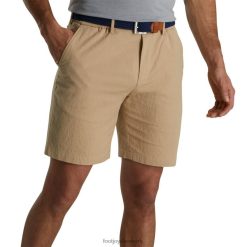 Footjoy cornstalk seersucker rejsende shorts F42HB1953 majsstilk