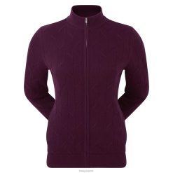 Footjoy dame pullover med fuld lynlås fig F42HB1431 fig