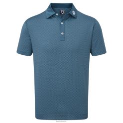 Footjoy diamant prik print lisle blå-hvid F42HB922 blå-hvid