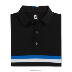 Footjoy dobbelt brystbånd pique-tidligere sæson stil sort-kobolt-hvid F42HB2864 sort-kobolt-hvid