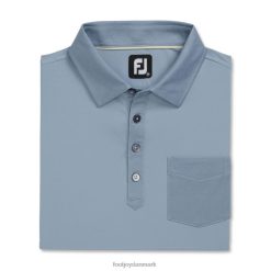 Footjoy duegrå tonal trim solid lomme lisle selv krave-tidligere sæson stil F42HB2869 duegrå
