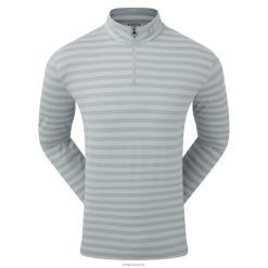 Footjoy fersken jersey tonal stribe chill-out grå F42HB253 grå