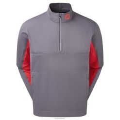 Footjoy fj hydroknit 1-2 lynlås kul-rød-hvid F42HB304 kul-rød-hvid