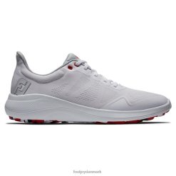 Footjoy flex canada sko hvid-rød F42HB2656 hvid-rød