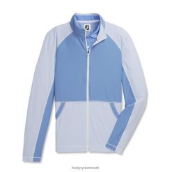 Footjoy fuld lynlås mini stribe mellemlag kvinder-forrige sæson stil blå-hvid F42HB2566 blå-hvid