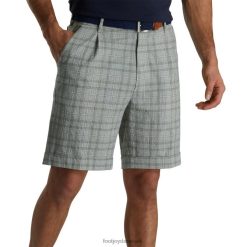 Footjoy glen plaid seersucker madison shorts F42HB1954 glen plaid