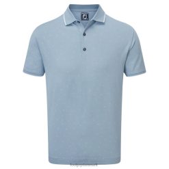 Footjoy grå-gul push play print pique F42HB929 grå-gul