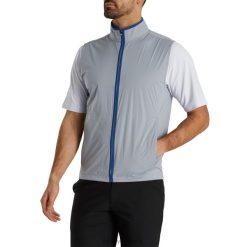 Footjoy grå-kongelig hydroknit vest F42HB2165 grå-kongelig