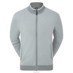 Footjoy grå pullover med fuld lynlås F42HB289 grå