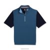 Footjoy halv lynlås jersey vest - fj tour krave blæk F42HB2049 blæk