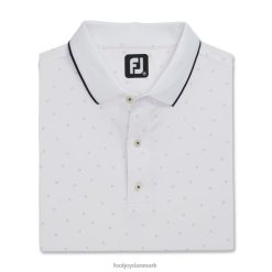 Footjoy hvid-lavendel push play print lisle strik krave F42HB1804 hvid-lavendel