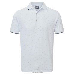 Footjoy hvid-lavendel push play print pique F42HB932 hvid-lavendel