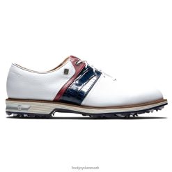 Footjoy hvid-marine-rød premiereserie - packard F42HB1637 hvid-marinerød