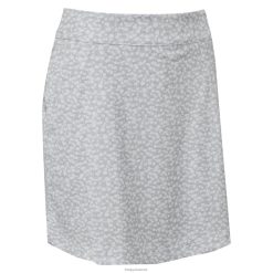 Footjoy hvid skort med interlock print til kvinder F42HB1550 hvid