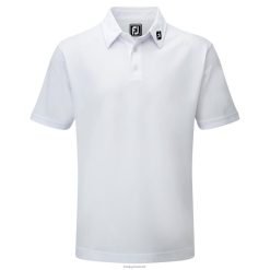 Footjoy hvid stretch pique solid F42HB80 hvid