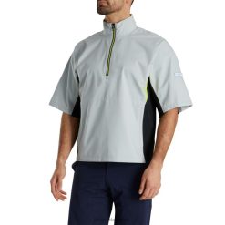 Footjoy hydrolite kortærmet regnskjorte sølv-sort-lime F42HB2120 sølv-sort-lime