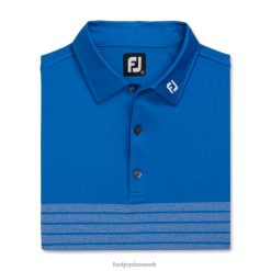 Footjoy konstrueret lyng nålestribe lisle self krave-forrige sæson stil royal F42HB2859 Royal