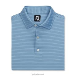 Footjoy Lisle klassisk blyantstribe blå-hvid F42HB1907 blå-hvid