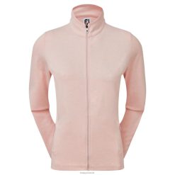 Footjoy lyng blush pink dame strikket mellemlag med fuld lynlås F42HB755 lyng blush pink