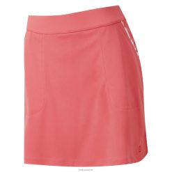 Footjoy lyse koral interlock skort med akvarel trim F42HB1421 lyse koraller