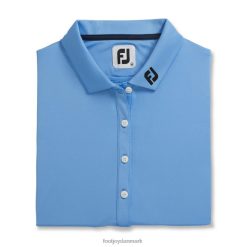 Footjoy lyseblå ensfarvet lisle - fj turkrave kvinder F42HB2407 lyseblå