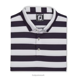 Footjoy marine-hvid rugbystribe pique junior F42HB2211 marine-hvid