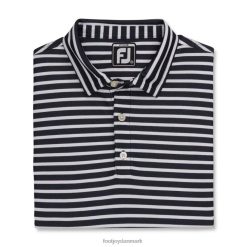Footjoy marine-hvid stribet pique self krave junior F42HB2219 marine-hvid