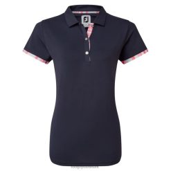 Footjoy marineblå akvarel trim pique F42HB563 flåde