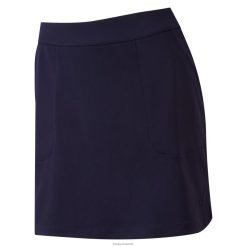 Footjoy marineblå interlock stretch skort F42HB1418 flåde