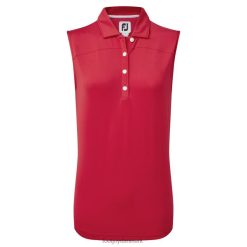 Footjoy mesh ryg ærmeløs lisle rød F42HB580 rød