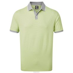 Footjoy pique ministribe grå-lime F42HB469 grå-lime