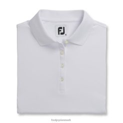 Footjoy prodry interlock skjorte strik krave kvinder hvid F42HB2939 hvid