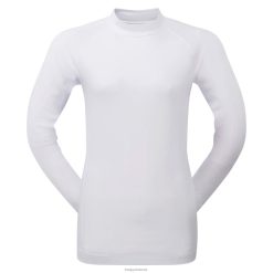 Footjoy prodry termisk basislag mock kvinder hvid F42HB1423 hvid