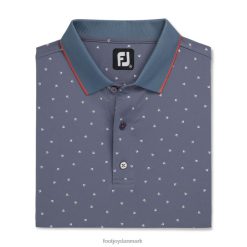 Footjoy push play print lisle strik krave grafit-hvid F42HB1805 grafit-hvid