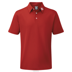 Footjoy rød junior stretch pique solid F42HB1178 rød