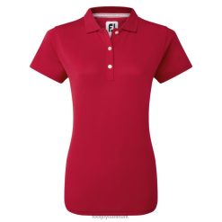 Footjoy rød stretch pique solid F42HB576 rød