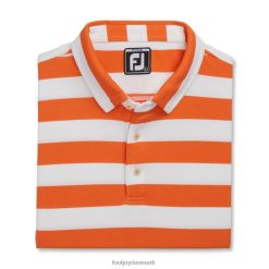 Footjoy rugby stribe pique junior orange-hvid F42HB2212 orange-hvid