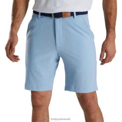 Footjoy skumringsblå seersucker-shorts 10'' inderside-stil fra forrige sæson F42HB2897 skumringsblå