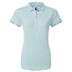 Footjoy sky akvarel trim pique F42HB564 himmel