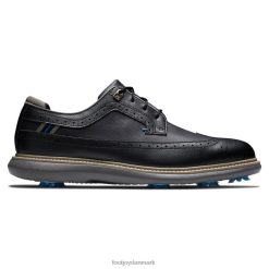 Footjoy sorte traditioner - skjoldspids F42HB1641 sort