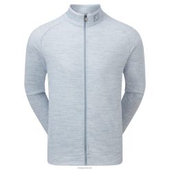 Footjoy space dye fleece fuld lynlås mellemlag grå F42HB259 grå