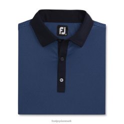 Footjoy stræk lisle mini ternet print marineblå F42HB1929 Marine blå