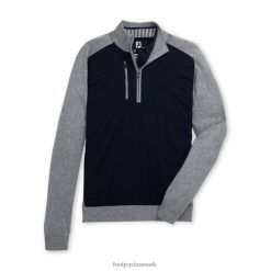 Footjoy tech sweater marine-grå ​​meleret F42HB2745 marinegrå meleret