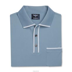 Footjoy tippet pique polo ashley blå F42HB1237 ashley blå